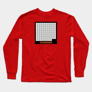 88 FELONY CHARGES - Grid - Back Long Sleeve T-Shirt